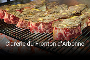 Cidrerie du Fronton d'Arbonne plan d'ouverture