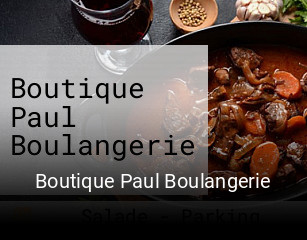 Boutique Paul Boulangerie ouvert