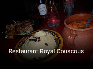 Restaurant Royal Couscous heures d'ouverture