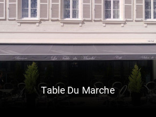 Table Du Marche plan d'ouverture