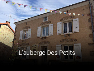 L’auberge Des Petits plan d'ouverture