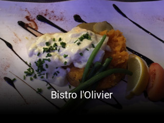 Bistro l'Olivier plan d'ouverture