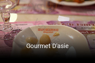 Gourmet D'asie plan d'ouverture