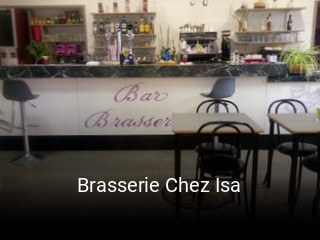 Brasserie Chez Isa heures d'affaires