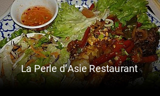 La Perle d’Asie Restaurant heures d'ouverture