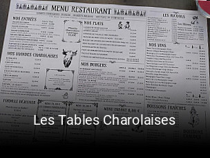 Les Tables Charolaises heures d'affaires