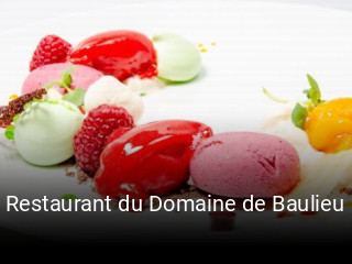 Restaurant du Domaine de Baulieu ouvert