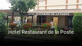 Hotel Restaurant de la Poste ouvert