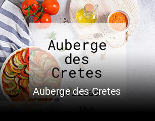 Auberge des Cretes heures d'ouverture