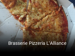 Brasserie Pizzeria L'Alliance plan d'ouverture