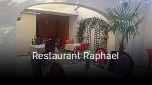 Restaurant Raphael plan d'ouverture