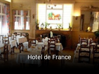 Hotel de France ouvert