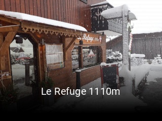 Le Refuge 1110m plan d'ouverture