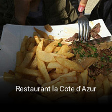 Restaurant la Cote d'Azur ouvert