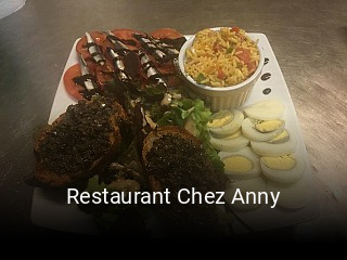 Restaurant Chez Anny plan d'ouverture