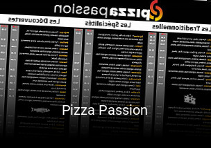 Pizza Passion heures d'ouverture