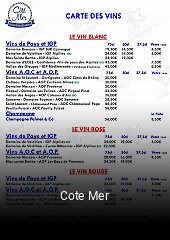 Cote Mer plan d'ouverture