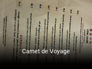 Carnet de Voyage ouvert