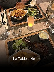 La Table d'Helios heures d'ouverture