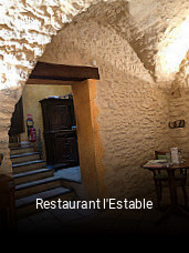 Restaurant l'Estable plan d'ouverture