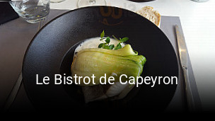 Le Bistrot de Capeyron plan d'ouverture