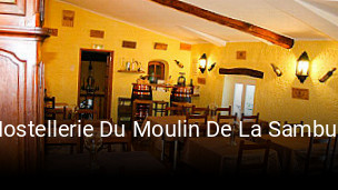 Hostellerie Du Moulin De La Sambuc plan d'ouverture