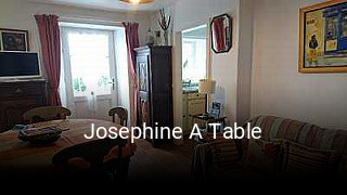 Josephine A Table ouvert