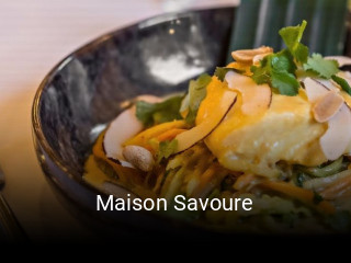 Maison Savoure plan d'ouverture