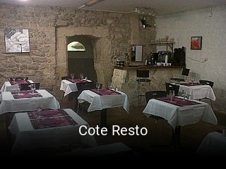 Cote Resto plan d'ouverture