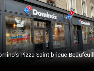 Domino's Pizza Saint-brieuc Beaufeuillage heures d'affaires