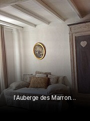 l'Auberge des Marronniers heures d'affaires