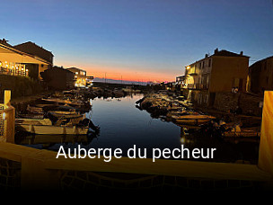 Auberge du pecheur heures d'ouverture