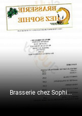 Brasserie chez Sophie ouvert