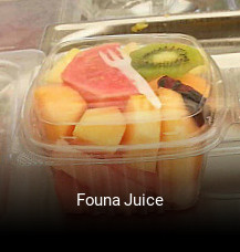 Founa Juice ouvert