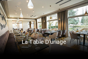 La Table D'uriage ouvert