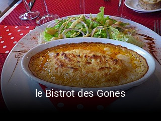 le Bistrot des Gones heures d'affaires