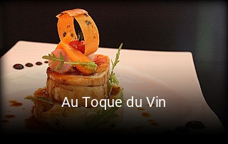 Au Toque du Vin plan d'ouverture