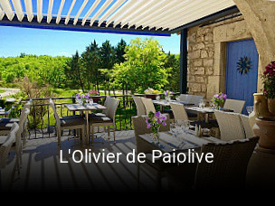 L'Olivier de Paiolive plan d'ouverture