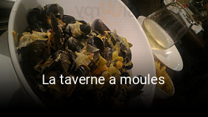 La taverne a moules ouvert