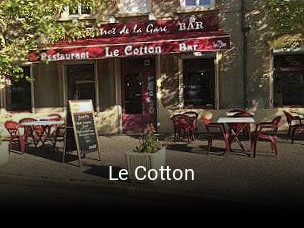 Le Cotton ouvert