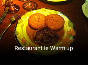 Restaurant le Warm'up ouvert