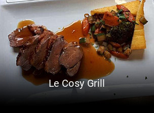 Le Cosy Grill plan d'ouverture