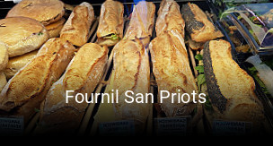 Fournil San Priots heures d'affaires