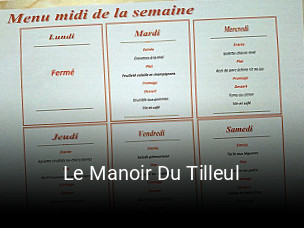 Le Manoir Du Tilleul plan d'ouverture