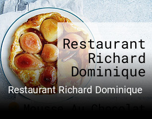 Restaurant Richard Dominique heures d'affaires