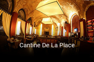 Cantine De La Place ouvert