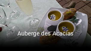 Auberge des Acacias heures d'ouverture