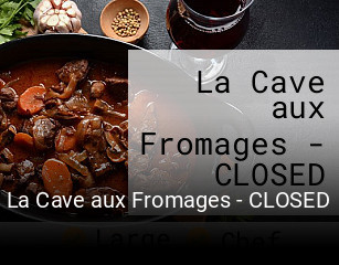 La Cave aux Fromages - CLOSED plan d'ouverture