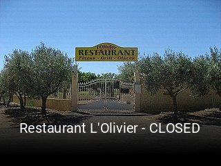 Restaurant L'Olivier - CLOSED heures d'affaires