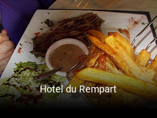 Hotel du Rempart plan d'ouverture